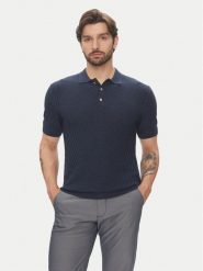 Pierre Cardin Polo C5 51314.5094 Granatowy Slim Fit. Niebieskie koszulki polo Pierre Cardin, m, bez wzorów, z bawełny, bez kołnierzyka, bez ramiączek. Za 359.99 zł.