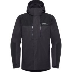 Kurtka w góry męska Jack Wolfskin A618586350. Szare kurtki Jack Wolfskin, na zimę, l, bez wzorów, z materiału, z kapturem. Za 1,613.00 zł.