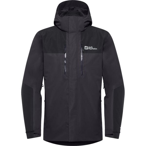 Kurtka w góry męska Jack Wolfskin A618586350. Szare kurtki Jack Wolfskin, na zimę, l, bez wzorów, z materiału, z kapturem. Za 1,613.00 zł.