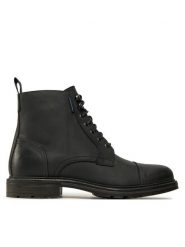 Jack&Jones Trzewiki 12268146 Szary. Szare botki sznurowane Jack&Jones, bez wzorów, ze skóry, bez obcasa, bez zapięcia. Za 449.99 zł.