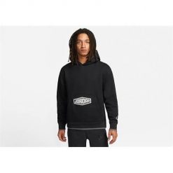 Bluza sportowa męska Nike Air Jordan. Czarne bluzy z kapturem Nike, m, bez wzorów, z kapturem. Za 521.00 zł.