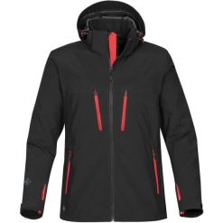 Męska Kurtka Softshell Patrol. Czarne kurtki STORMTECH, m, bez wzorów, z materiału, z kapturem. Za 823.99 zł.
