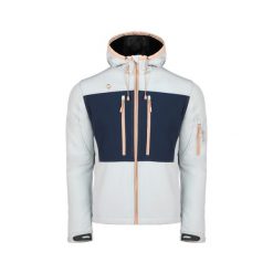 Kurtka termiczna KONKA Soft Shell z membraną AWPS: wodoodporna i wiatroszczelna. Niebieskie kurtki Izas, m, bez wzorów, z softshellu, bez kaptura. Za 486.91 zł.