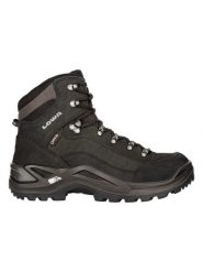 LOWA Buty trekkingowe "Renegade GTX Mid" w kolorze czarnym rozmiar: 47. Czarne buty trekkingowe Lowa, bez wzorów, z gore-texu, bez zapięcia. Za 782.99 zł.