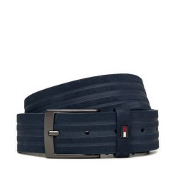 Pasek Męski Tommy Hilfiger. Niebieskie paski Tommy Hilfiger, bez wzorów. Za 149.99 zł.