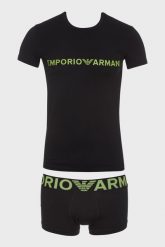 Komplet bokserki + t-shirt EMPORIO ARMANI. Bokserki Emporio Armani Underwear, m, bez wzorów. Za 399.00 zł.