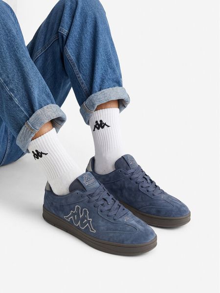 Kappa Sneakersy CEO-MC-24880H Niebieski. Niebieskie buty sportowe casual Kappa, bez wzorów, ze skóry, bez zapięcia. Za 219.99 zł.