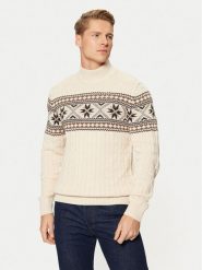 Selected Homme Golf 16081554 Écru Regular Fit. Golfy Selected Homme, m, bez wzorów, z bawełny, bez kołnierzyka, bez ramiączek. Za 159.99 zł.