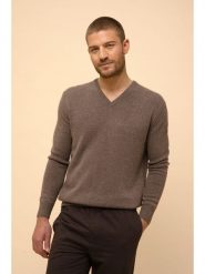 Just Cashmere Kaszmirowy sweter "Nathan" w kolorze brązowym rozmiar: XL. Brązowe swetry nierozpinane Just Cashmere, xl, bez wzorów, z kaszmiru, bez kołnierzyka, bez ramiączek. Za 608.99 zł.
