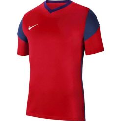Koszulka sportowa męska Nike Df Prk Drb III. Czerwone t-shirty sportowe Nike, bez wzorów, bez ramiączek. Za 74.00 zł.