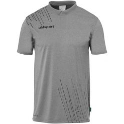 Koszulka polo z poliestru Uhlsport Score 26. Czarne koszulki polo Uhlsport, bez wzorów, bez kołnierzyka, bez ramiączek, do piłki nożnej. Za 191.00 zł.