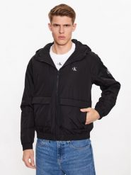 Calvin Klein Jeans Kurtka przejściowa J30J323467 Czarny Regular Fit. Czarne kurtki Calvin Klein Jeans, m, bez wzorów, z jeansu, bez kaptura. Za 619.99 zł.