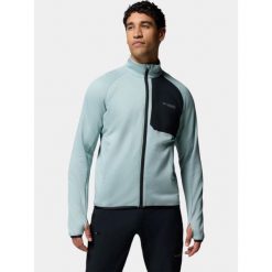 Sweter męski Columbia Triple Canyon Grid FZ II. Niebieskie bielizna termoaktywna Columbia, m, bez wzorów, bez ramiączek, trekkingowe. Za 389.00 zł.