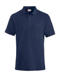 Clique polo Lincoln – klasyczne piqué, 100% czesana bawełna, navy. Niebieskie sztyblety CLIQUE, bez wzorów, z bawełny, bez obcasa, bez zapięcia. Za 135.29 zł.