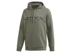 Bluza męska z kapturem ADIDAS E CAMO LIN SWEA S. Zielone bluzy z kapturem Adidas, l, bez wzorów, z bawełny, z kapturem. Za 229.00 zł.