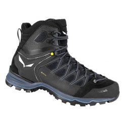 Buty Trekkingowe Męskie Salewa Mtn Trainer Lite Mid Gtx. Czarne buty trekkingowe Salewa, na zimę, bez wzorów, bez zapięcia. W wyprzedaży za 699.00 zł.