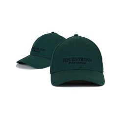 Czapka z daszkiem Equestrian Stockholm. Zielone czapki z daszkiem EQUESTRIAN STOCKHOLM, bez wzorów. Za 233.00 zł.