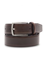 Gino Rossi Pasek Męski 3M2-001-AW23 Brązowy. Brązowe paski Gino Rossi, bez wzorów, ze skóry. Za 149.99 zł.