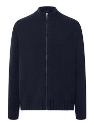 Maerz Muenchen Wełniany kardigan w kolorze granatowym rozmiar: 50. Niebieskie swetry rozpinane Maerz Muenchen, bez wzorów, z wełny, bez kołnierzyka, bez ramiączek. Za 339.99 zł.