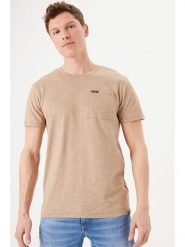 Garcia Koszulka w kolorze beżowym rozmiar: 3XL. Brązowe bezrękawniki Garcia, xl, bez wzorów, z bawełny, bez kołnierzyka, bez ramiączek. Za 101.45 zł.