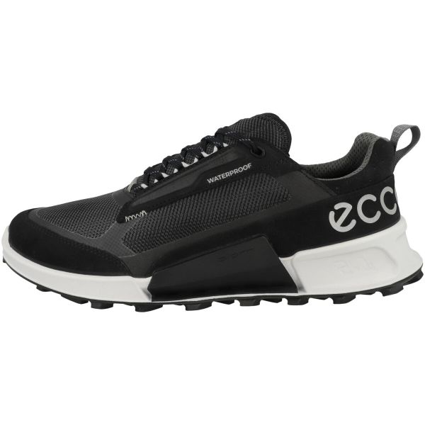 Buty do chodzenia męskie Ecco Biom 21 X Mountain. Czarne buty turystyczne ecco, bez wzorów, z materiału, bez zapięcia, trekkingowe. W wyprzedaży za 689.50 zł.