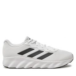 Buty do biegania adidas. Białe buty do biegania Adidas, bez wzorów, bez zapięcia, do biegania. Za 189.99 zł.
