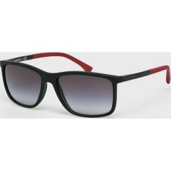 Emporio Armani - Okulary. Czarne okulary przeciwsłoneczne Emporio Armani. W wyprzedaży za 479.90 zł.