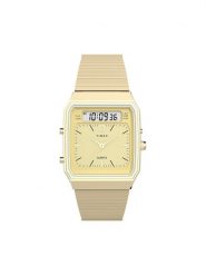 Timex Zegarek Q Timex® 1982 Chronograph TW2Y06000 Złoty. Żółte zegarki Timex, złote. Za 949.99 zł.