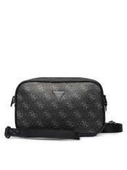 Guess Saszetka HMMILO P6150 Czarny. Czarne torby na ramię Guess, z aplikacjami, ze skóry, bez dodatków. Za 329.99 zł.