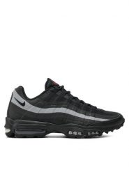 Nike Sneakersy Air Max 95 FN7802-001 Czarny. Czarne buty sportowe casual Nike, bez wzorów, z tworzywa sztucznego, bez zapięcia. Za 899.99 zł.