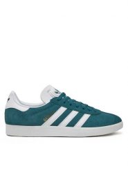 Adidas Sneakersy Gazelle JH5383 Zielony. Zielone buty sportowe casual Adidas, bez wzorów, ze skóry, bez zapięcia. Za 309.99 zł.