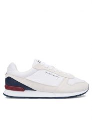 Tommy Hilfiger Sneakersy Light Eva Runner FM0FM05907 Biały. Białe buty sportowe casual Tommy Hilfiger, bez wzorów, ze skóry, bez zapięcia. Za 409.99 zł.