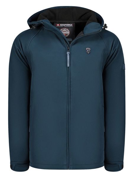ANAPURNA Kurtka softshellowa "Tamigolorana" w kolorze granatowym rozmiar: S. Niebieskie kurtki outdoor i hardshell ANAPURNA, s, bez wzorów, bez kaptura. Za 96.14 zł.