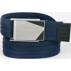 Calvin Klein - Pasek. Niebieskie paski CALVIN KLEIN, bez wzorów, z materiału. W wyprzedaży za 159.90 zł.