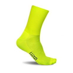 Skarpety Rowerowe Unisex Luxa Fluo. Czerwone skarpety LUXA, bez wzorów, z elastanu. Za 74.90 zł.