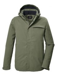 Killtec Kurtka funkcyjna "KOW 5" w kolorze oliwkowym rozmiar: M. Brązowe kurtki outdoor i hardshell KILLTEC, m, bez wzorów, bez kaptura. Za 301.64 zł.