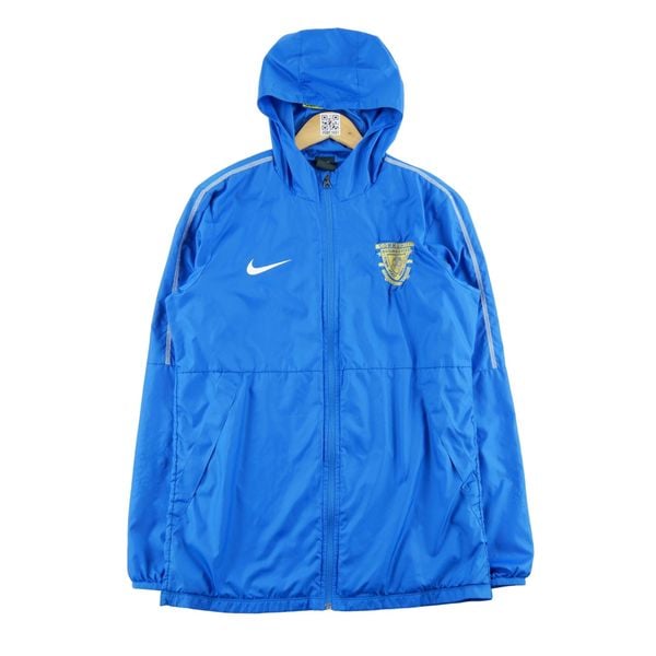Męska niebieska bluza dresowa. Niebieskie bluzy bez kaptura Nike, l, bez wzorów, z dresówki, bez kaptura. Za 85.16 zł.