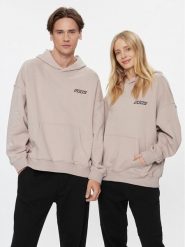 2005 Bluza Unisex Basic Beżowy Relaxed Fit. Brązowe bluzy 2005, m, bez wzorów, z bawełny, bez kaptura. Za 199.99 zł.