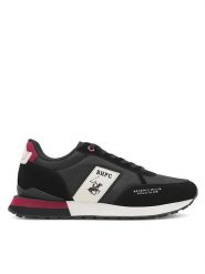 Beverly Hills Polo Club Sneakersy NICK-01 Czarny. Czarne buty sportowe casual Beverly Hills Polo Club, bez wzorów, z materiału, bez zapięcia. Za 223.99 zł.
