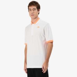 Polo Kappa Neon. Białe koszulki polo Kappa, m, bez wzorów, bez kołnierzyka, bez ramiączek. Za 188.00 zł.