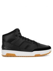 Shaq Sneakersy BREAKER MID AQ95013M-B Czarny. Czarne buty sportowe casual Shaq, bez wzorów, ze skóry, bez zapięcia. Za 249.99 zł.