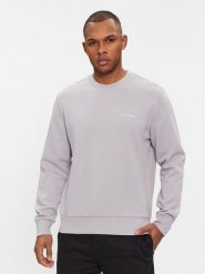 Calvin Klein Bluza Micro Logo K10K109926 Szary Regular Fit. Szare bluzy CALVIN KLEIN, m, bez wzorów, z bawełny, bez kaptura. Za 519.99 zł.