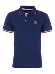 Degré Celsius Koszulka polo "Cody" w kolorze granatowym rozmiar: M. Niebieskie koszulki polo Degré Celsius, m, z aplikacjami, z bawełny, bez kołnierzyka, bez ramiączek. Za 90.95 zł.