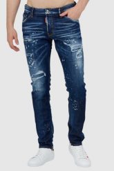 DSQUARED2 Granatowe jeansy męskie cool guy jean. Niebieskie jeansy Dsquared2, m. W wyprzedaży za 1,799.99 zł.