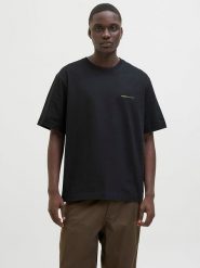 Jack & Jones Koszulka w kolorze czarnym rozmiar: S. Czarne bezrękawniki Jack & Jones, s, bez wzorów, z bawełny, bez kołnierzyka, bez ramiączek. Za 37.56 zł.