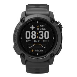 Zegarek GPS Coros Nomad do aktywności na świeżym powietrzu i wędkowania. Szare, cyfrowe zegarki COROS, szklane. Za 1,599.00 zł.