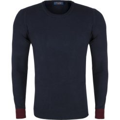 Sweter Trussardi Jeans. Swetry nierozpinane TRUSSARDI JEANS, m, bez wzorów, z jeansu, bez kołnierzyka, bez ramiączek. Za 139.00 zł.