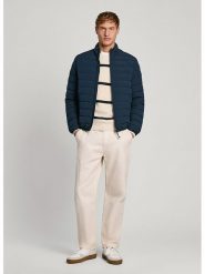 Pepe Jeans Kurtka pikowana "Tomi" w kolorze granatowym rozmiar: XS. Niebieskie kurtki Pepe Jeans, xs, bez wzorów, z jeansu, bez kaptura. Za 230.00 zł.