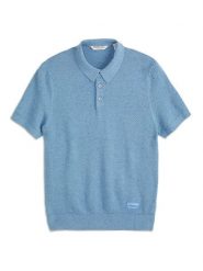 Scotch & Soda Koszulka polo w kolorze błękitnym rozmiar: XL. Niebieskie koszulki polo Scotch & Soda, xl, bez wzorów, z bawełny, bez kołnierzyka, bez ramiączek. Za 139.20 zł.
