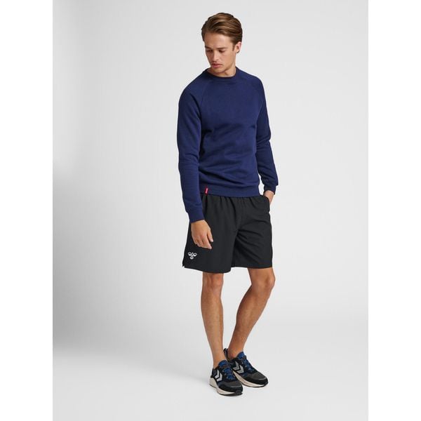 Bluza Hummel Red Heavy. Niebieskie bluzy Hummel, xl, bez wzorów, bez kaptura. W wyprzedaży za 147.95 zł.